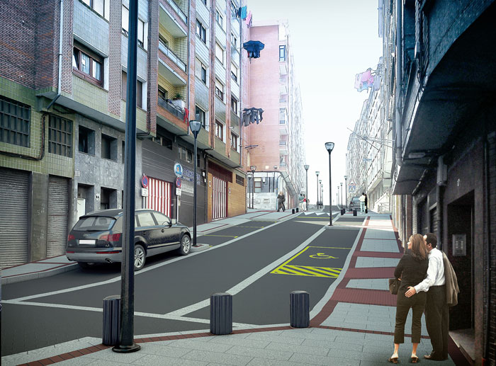 Sestao comenzará este mes la reforma de la calle Autonomía