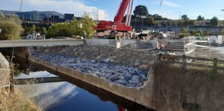 URA inicia la construcción de un nuevo puente en Abadiño