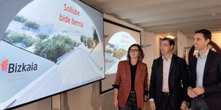 La Diputación de Bizkaia presenta su plan para renovar la carretera de Sollube