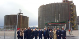 Inaugurado el nuevo tanque de gas natural licuado de Bahía Bizkaia