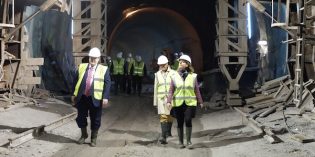 Norman Foster visita las obras de la Línea 3 del Metro