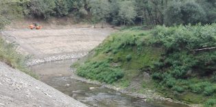 URA acaba la consolidación de las márgenes previstas en las obras demolición de la presa de Inturia