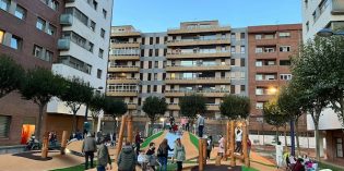 Bilbao renueva el área infantil en el parque de Amézola