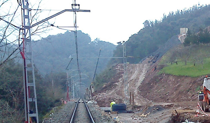 ETS renovará 700 metros de vía entre Oikia y Zarautz de la línea Bilbao – Donostia
