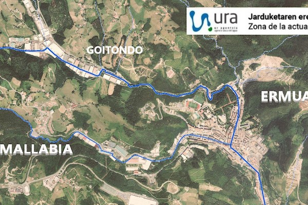 URA realizará mejoras en Mallabia y Ermua para el tramo Goitondo – Ermua
