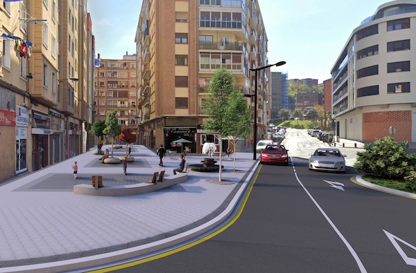 Bilbao reurbanizará la calle León de Uruñuela y su entorno, en Rekalde