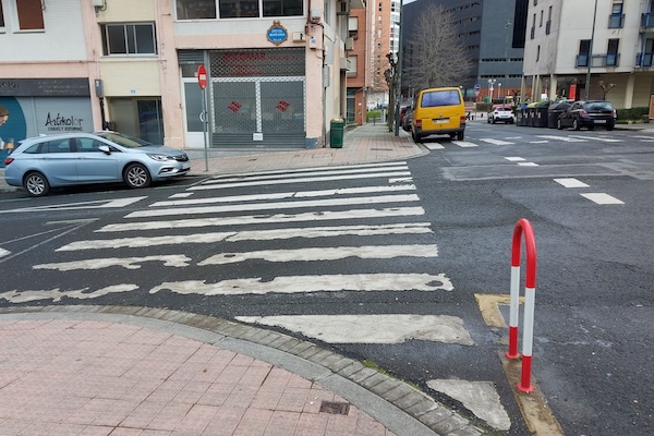 Bilbao ampliará las aceras en la calle Monte Eretza en San Adrián