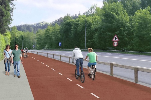 Bizkaia aprueba el proyecto de construcción del tramo entre Erletxe y Larrabetzu de la Bicipista del Txorierri