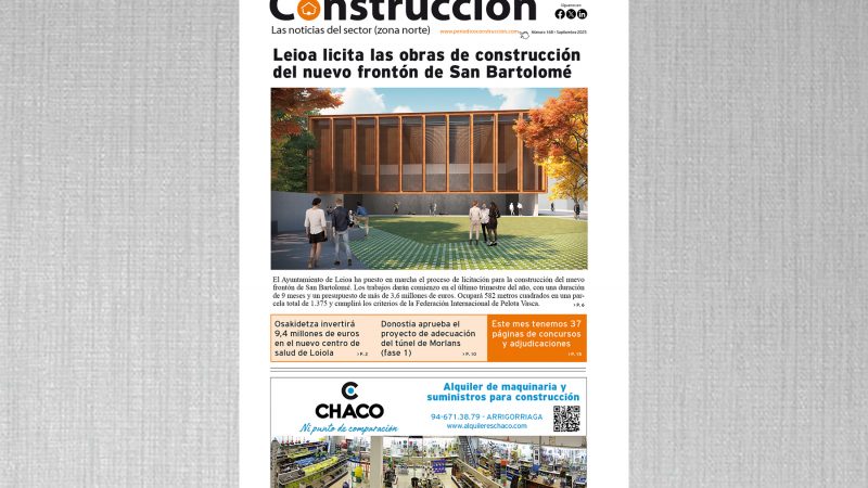 Ya ha salido el número de septiembre del Periódico Construcción