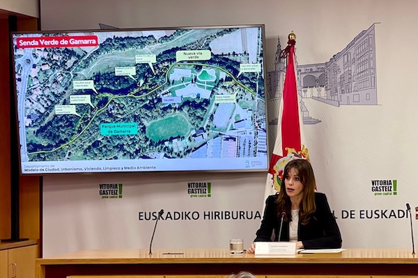 Gamarra contará con una nueva senda verde discurrirá paralela al río Zadorra