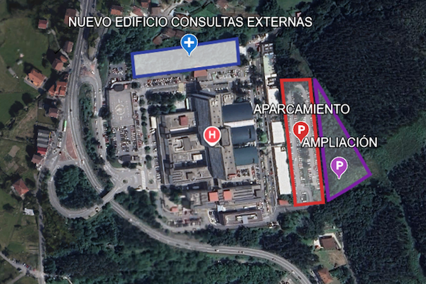 La ampliación del aparcamiento del Hospital de Galdakao comenzará el año que viene