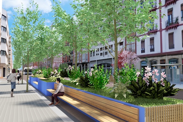 Bilbao da comienzo las mejoras de la calle Autonomía