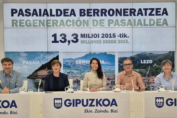 Gipuzkoa va a financiar varios proyectos de regeneración en Pasaia, Rentería y Lezo