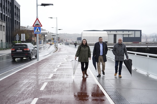 Ell bidegorri por la Ría estará listo para el verano del año que viene