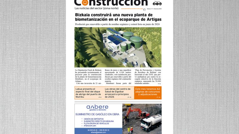 Ya ha salido el número de diciembre del Periódico Construcción