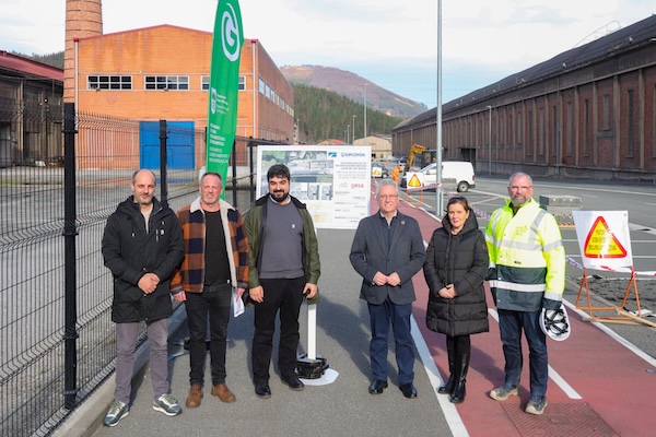 La Diputación de Gipuzkoa inicia las obras del nuevo bidegorri de Legazpi