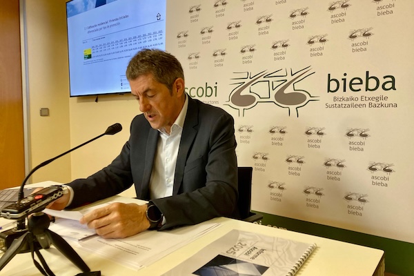 La producción de vivienda nueva desciende un 27% en Euskadi