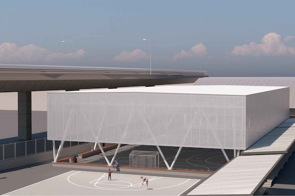 Barakaldo presenta el proyecto para cubrir la pista de Lasesarre