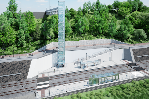 ETS adjudica la nueva parada del tranvía de Bilbao en Los Caños