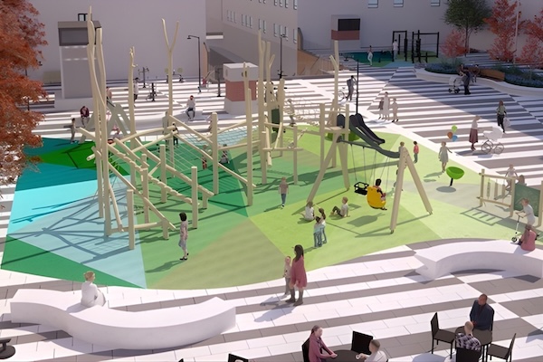 Bilbao aprueba el proyecto de remodelación de la plaza Kirikiño, en Irala