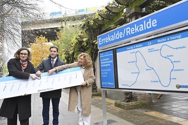 Lakua firma el pacto para la construcción de la Línea 4 del metro de Bilbao