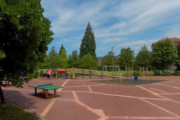 Vitoria inicia la reforma del área de juegos del parque de San Martín