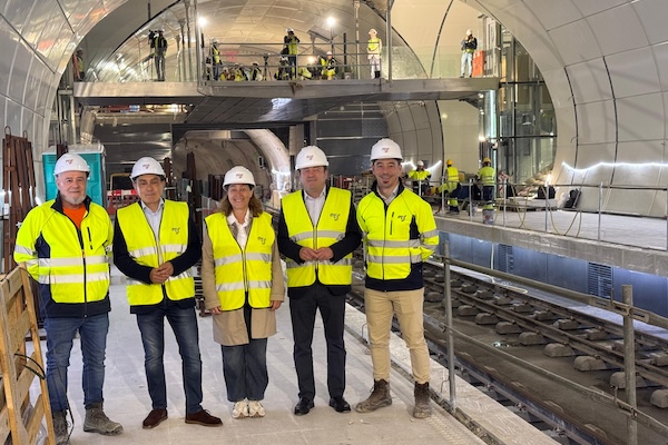 ETS concluye la obra civil ferroviaria del nuevo Topo en San Sebastián