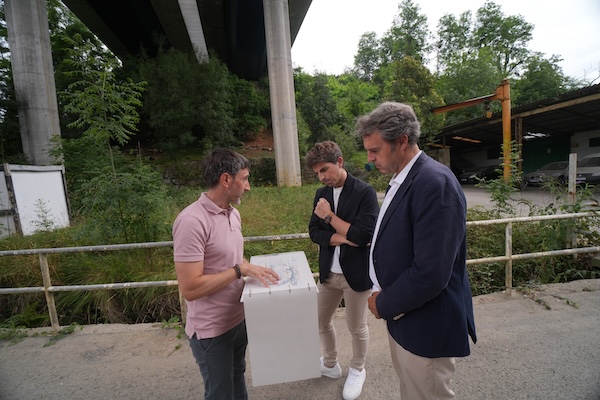 URA y Donostia realizarán las obras de defensa contra las inundaciones en Okendotegi