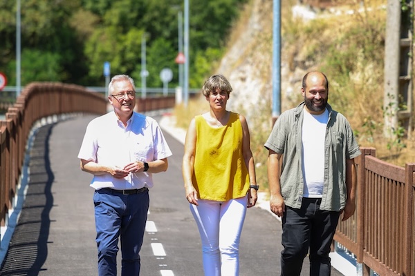 Gipuzkoa finaliza el nuevo bidegorri entre Antzuola y Bergara