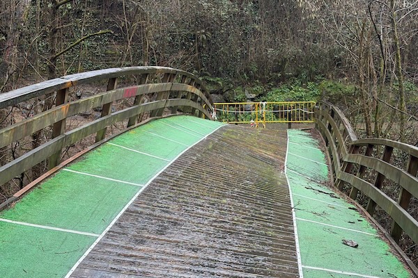 Barakaldo sustituirá la pasarela sobre el embalse de Gorostiza