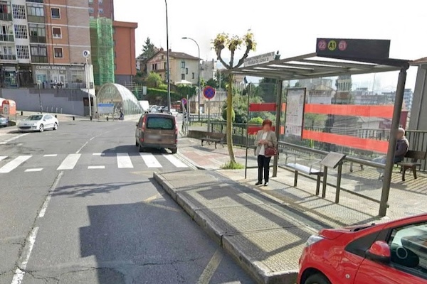 Bilbao inicia ampliación de un tramo de la acera en Vía Vieja de Lezama