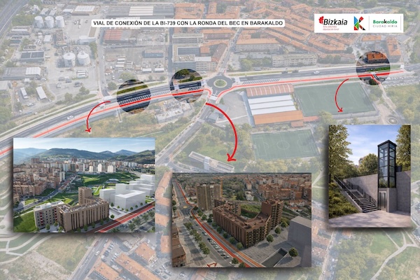 Queda desierto el proyecto de la carretera interfábricas en Lutxana