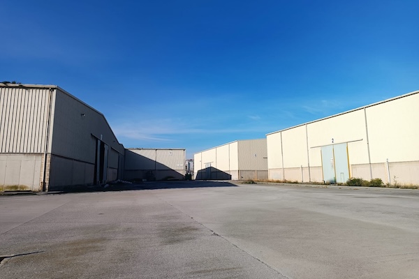 Arrancan las obras para convertir Punta Zorroza en un espacio para rodar películas