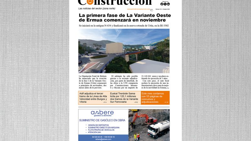 Ya ha salido el número de octubre del Periódico Construcción